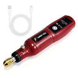 USB Cordless Mini Drill Rotary Tool Electric Drill Woodworking Engraving Pen Power Rotary Tool for Jewelry Metal Glass