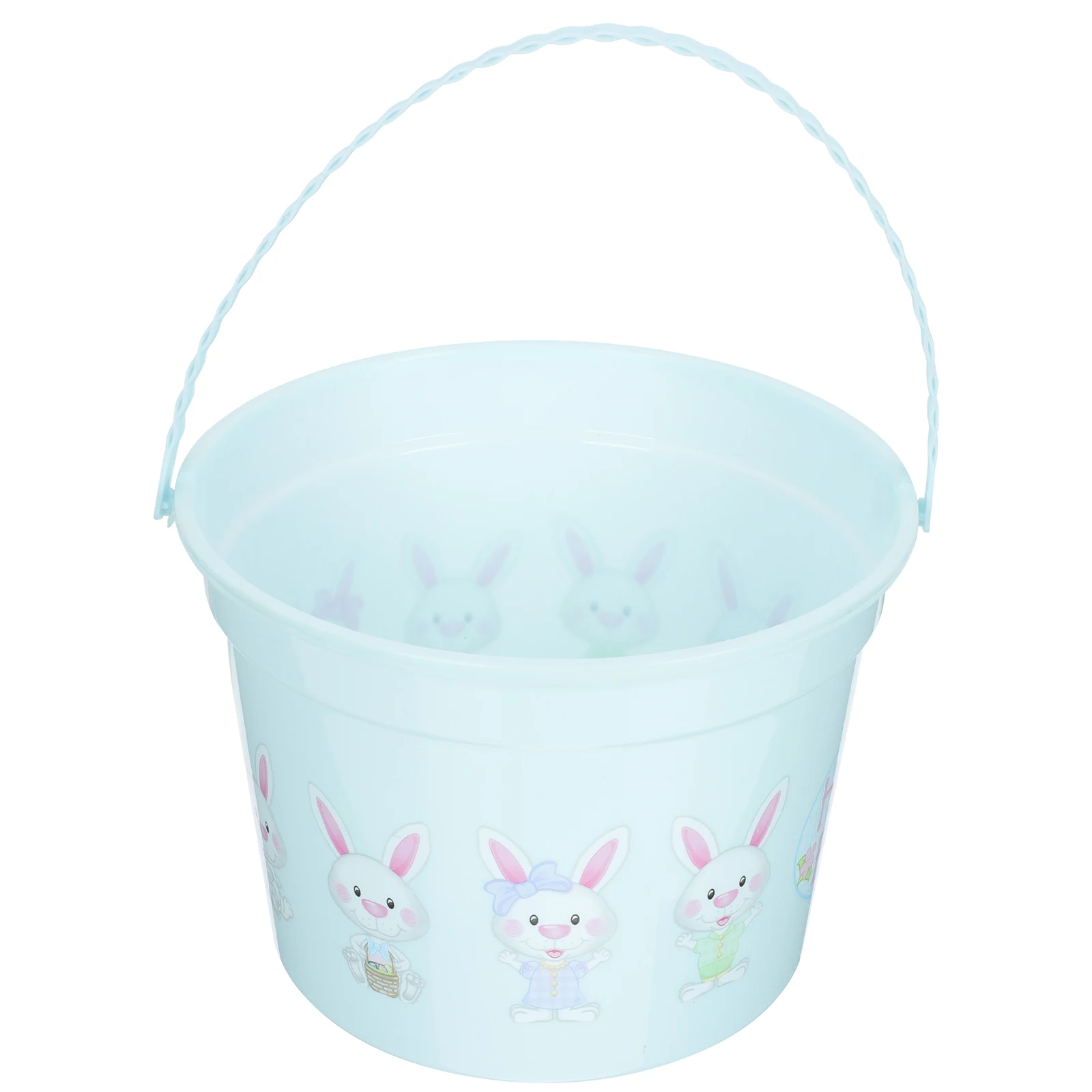 

1pcs Kids Playing Bunny Design Water Outdoor Plastic Beach Sand Storage Holder Fishing Bucket For Kids Sand Bucket Children