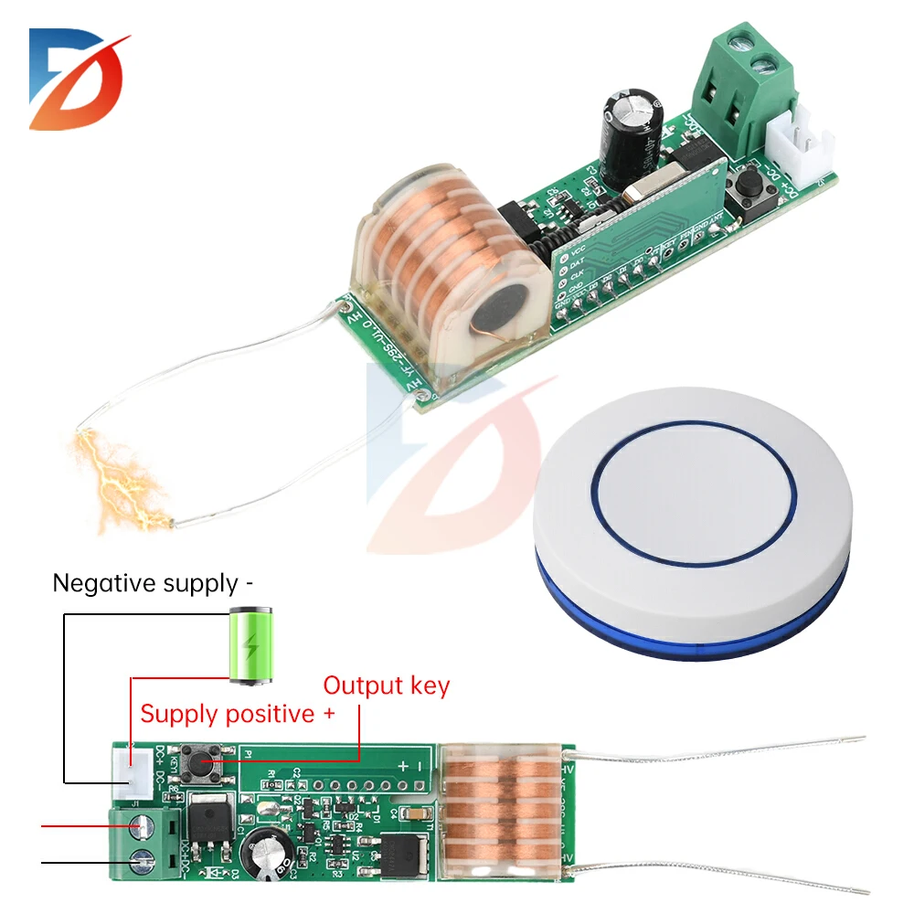 YF-29S модуль импульсного дугового воспламенителя DC 4-10 В высоковольтный воспламенитель DIY перезаряжаемый комплект электронной зажигалки дуговой сигаретный воспламенитель