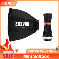 ZHIYUN Mini Softbox Octagon Portable Softbox ZY Mount Photography Accessories for MOLUS G60 X100 CINEPEER CX100 COB Video Light