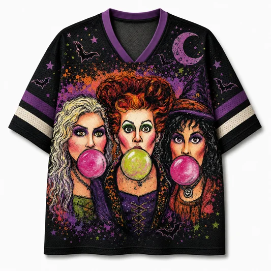 Summer Hot Selling Retro Fun Halloween Pumpkin Print V-neck Y2K Fashion Jersey for Adults and Children Plus Size Sports T-shirt