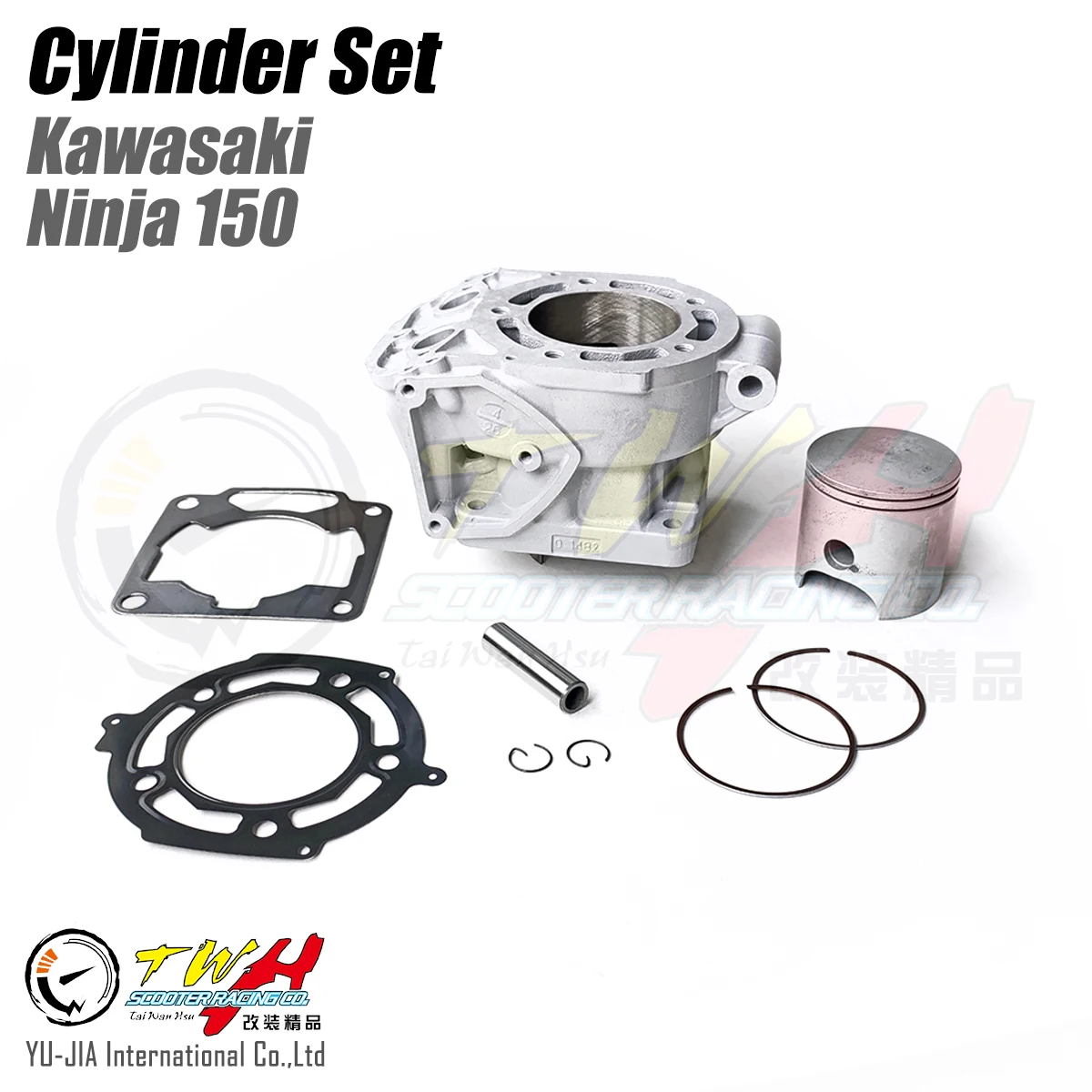 

Intelligent Library Taiwan TWH Ninja150 Motorcycle Ceramic 68MM Cylinder Kit For KAWASAKI