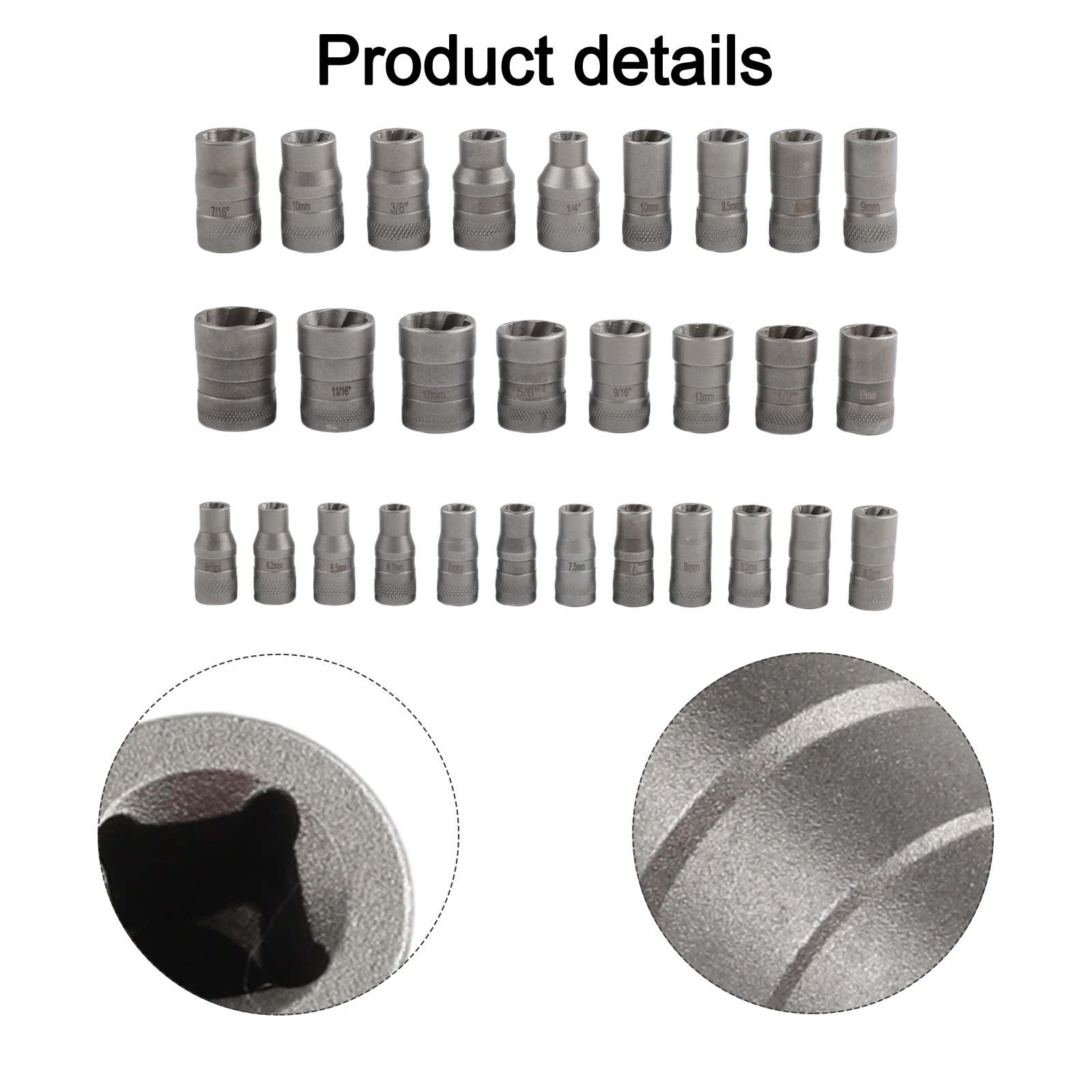 Rusty Nut Remover As Picture Bolt Extractor Kit Compatible With Standard Sizes Comprehensive Kit Easy To Use Auto Repair