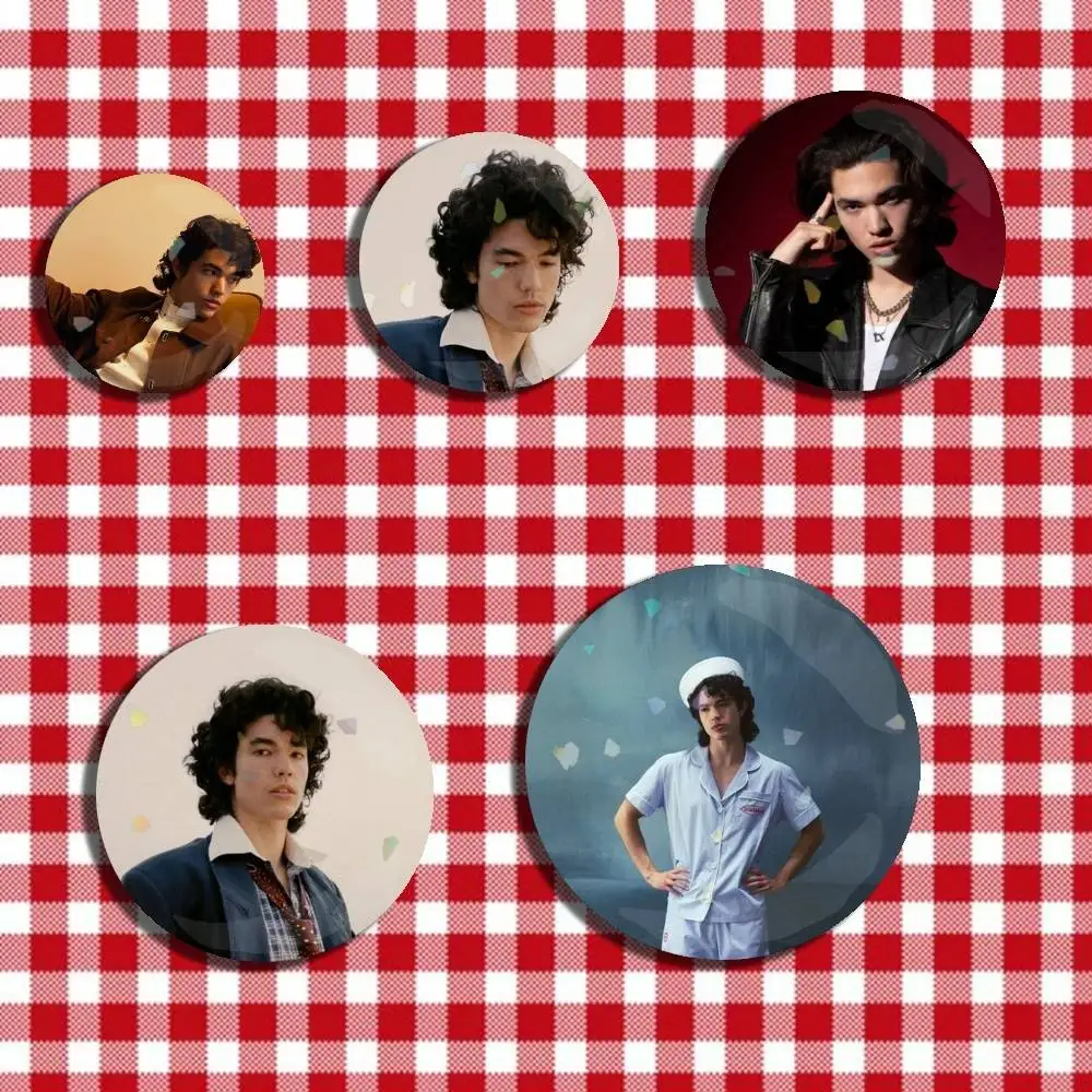 

C-Conan Gray Maniac Singer Heather Laser Badge Creative Pins Brooch for Bag Clothes Hat Decor Gifts Fans Collect