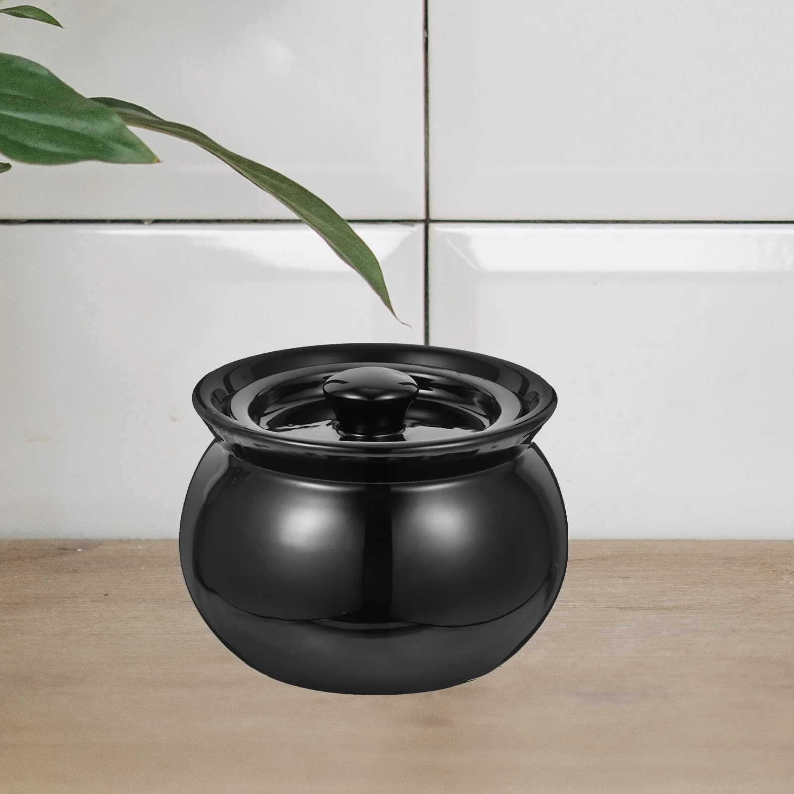 

Crock Multi-function Soup Pot Oven Clay Ceramic Kitchenware Ceramics Jar Stewing Bowl Food Containers with Lids