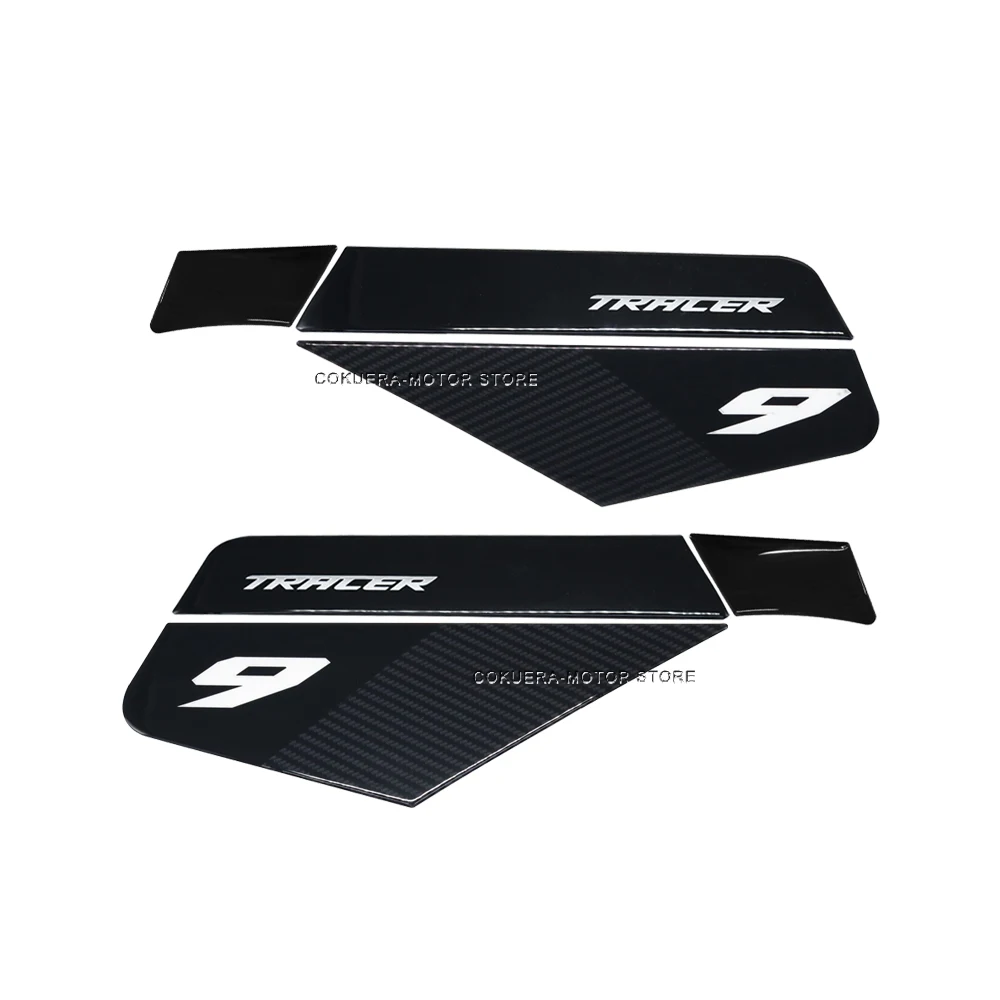 For Yamaha TRACER 9 2022 2023 3D Sticker Motorcycle Accessories Resin Scratch Resistant Guards Side Tank Pad Stickers