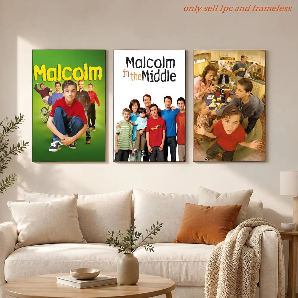TV Series M-Malcolm in the Middle Poster HD Anime Hot Theme Singer/OST/Movie-Waterproof Self-Stick Home Decor