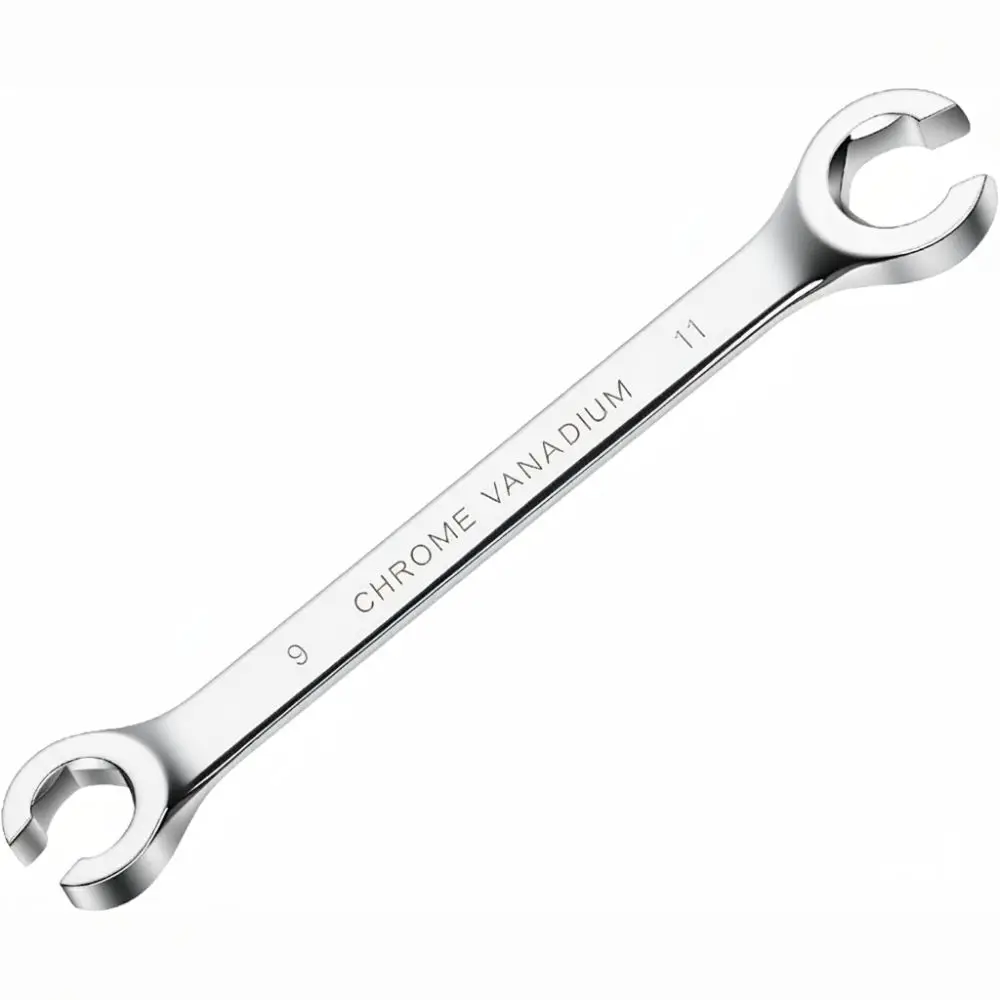 Repair Tool 8-19mm Flare Nut Wrench Double Head Open Ring Brake Line Wrench Mirror Finish High Torque Wrench Car Repair