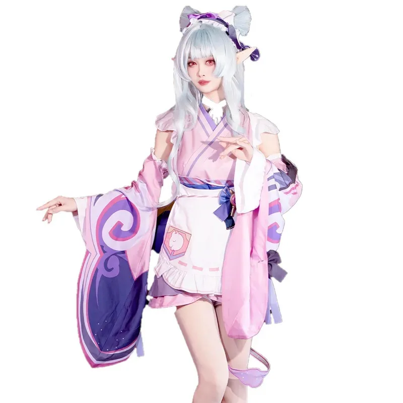 Zizi 2025 Jogo Genshin Impact Traje Vestido Roxo Conjunto Completo Uniforme Outfis Yumemizuki Mizuki Cosplay C
