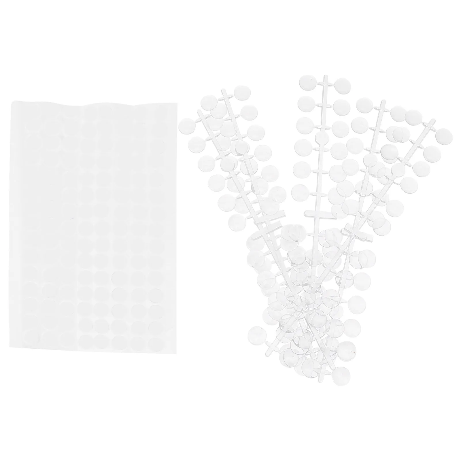 Picture 7: 4Sets Nail Color Chart Round Shape Nails Color Cards Display Plates for Nail Art Practice and Salon Nails Art Tools