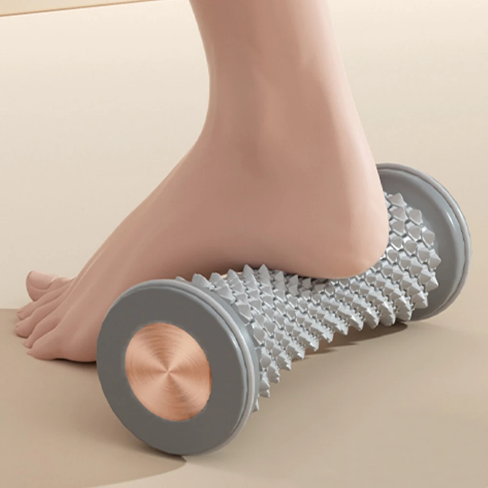 Roller Massager for Heel Forefoot Arch Compression 3D Point Lymphatic Drainage Deep Soothing Calf Massage Foot Relaxation Spa