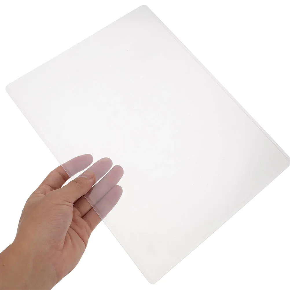 

8Pcs Clear Plastic Sheet Protectors 21.6x28cm Photo Document Poster Covers Waterproof Tear-Resistant Home Office Use