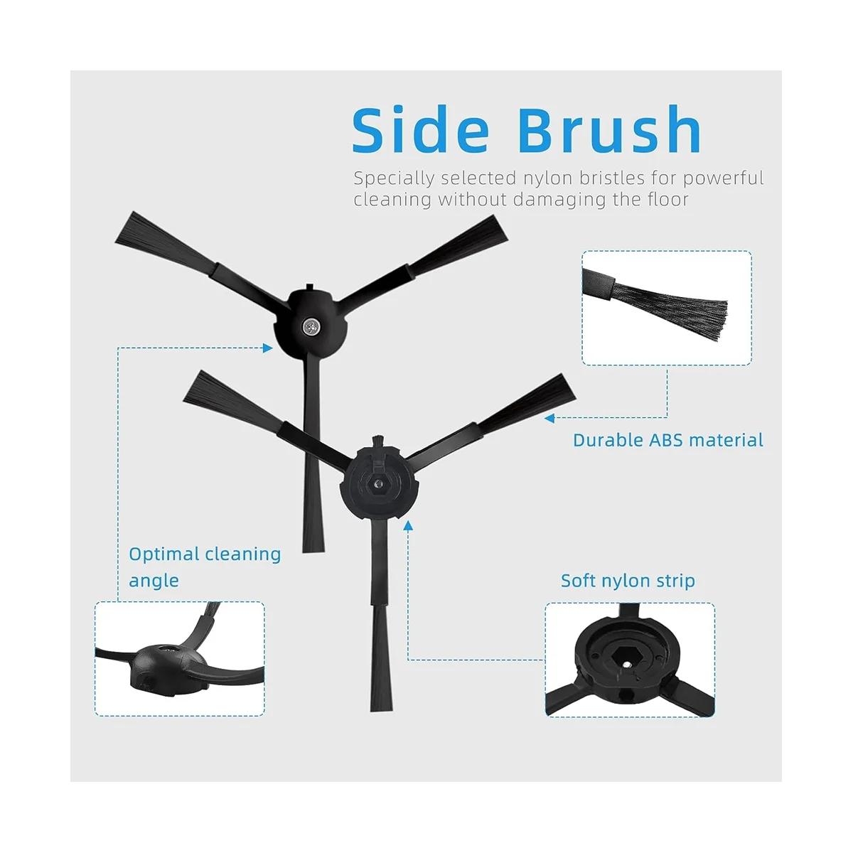 قطع غيار ملحقات المكنسة الكهربائية المتوافقة مع مكنسة الروبوت S8 Pro Ultra