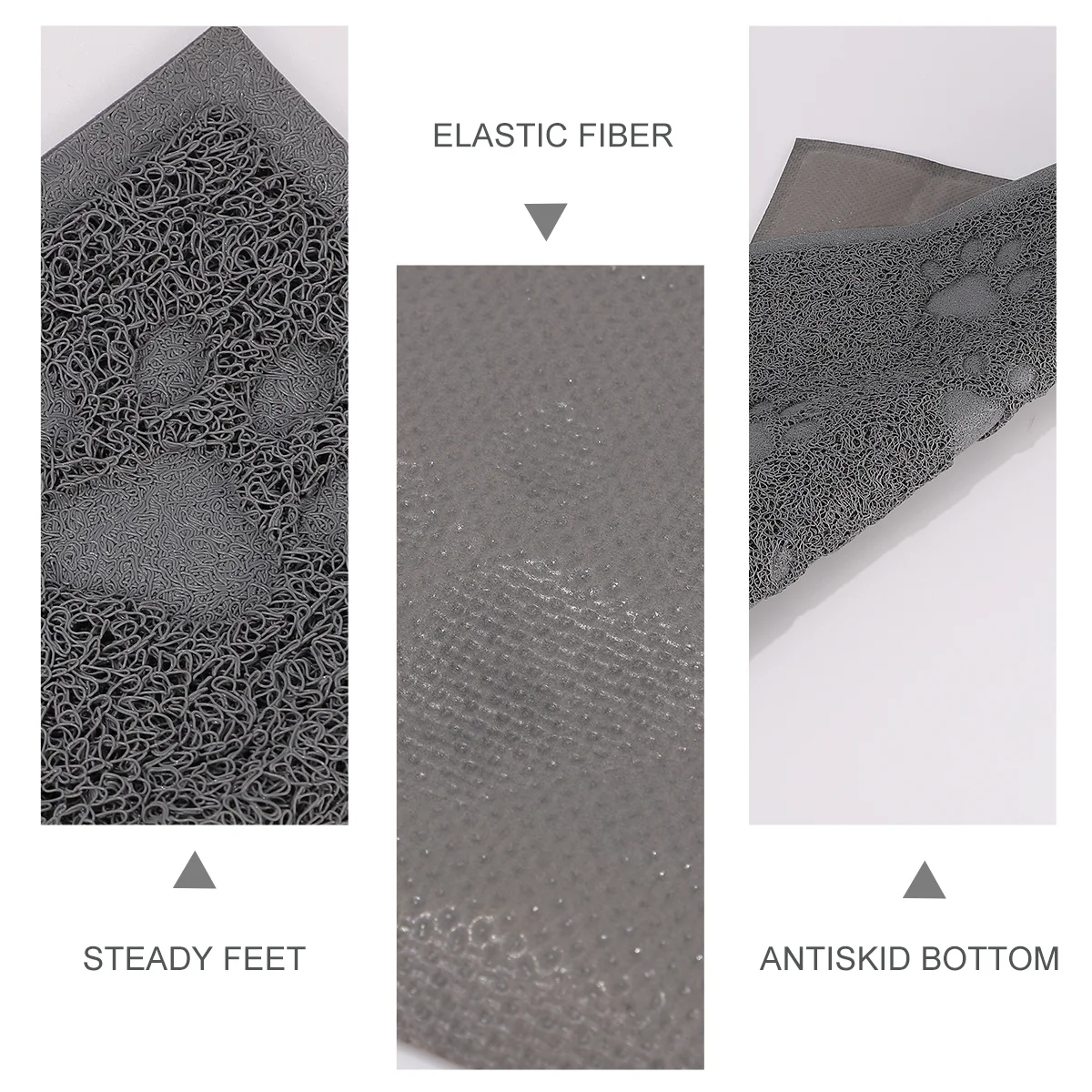 

1pc Litter Waterproof Anti-Slip Thick Scratch Resistant Easy Clean Pet Supplies For Home Litter Pad Shop Grey