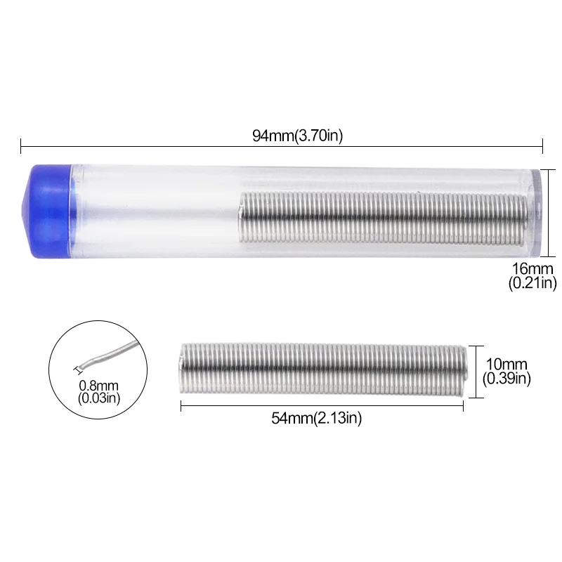 Rosin Core Solder Wire Flux 1.5-2% ดีบุกตะกั่วบัดกรีลวดเชื่อมเหล็ก Reel 1.0 มม.10g
