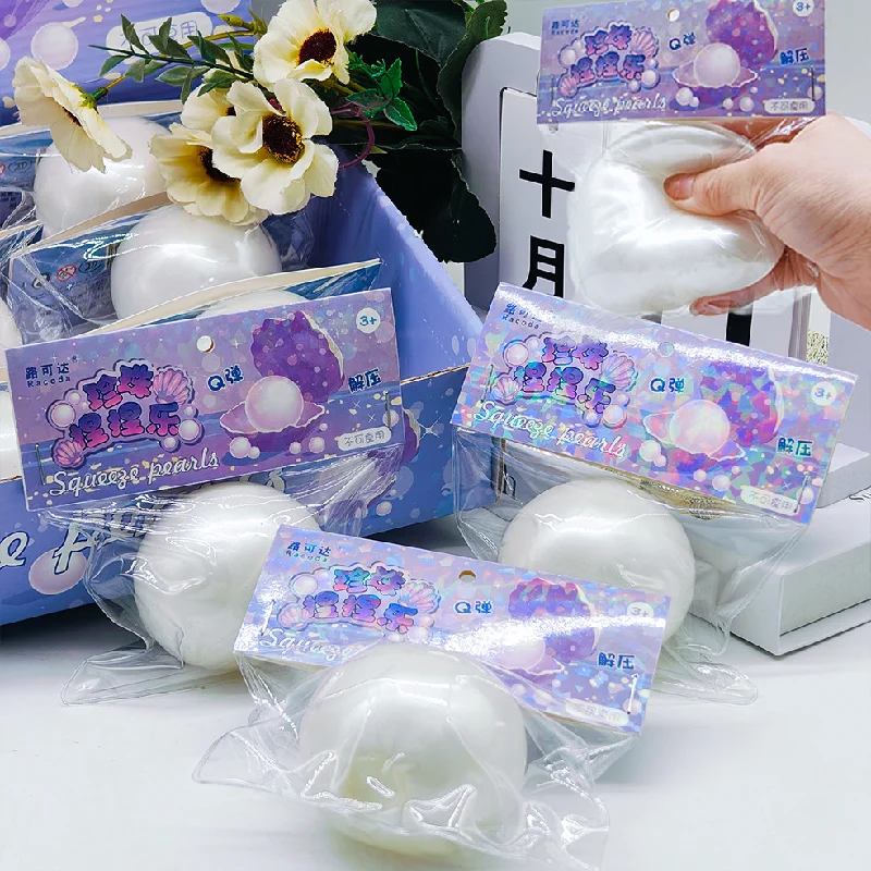 NEU Taba Squishy Pearlescent Pearl Malt Sirup Ball Spielzeug TPR Fidget Kinderspielzeug Fidgety Soft Slow Rebound Stress Ball Candy Ball Geschenk
