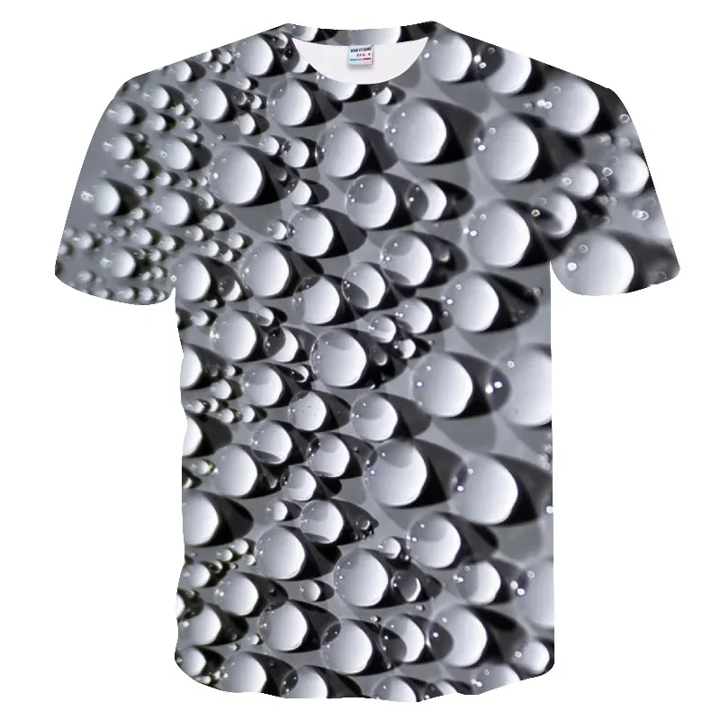 Camiseta informal con estampado 3D de cerveza para hombre, Top de fiesta de estilo veraniego, elástico, talla grande, ropa de calle holgada de