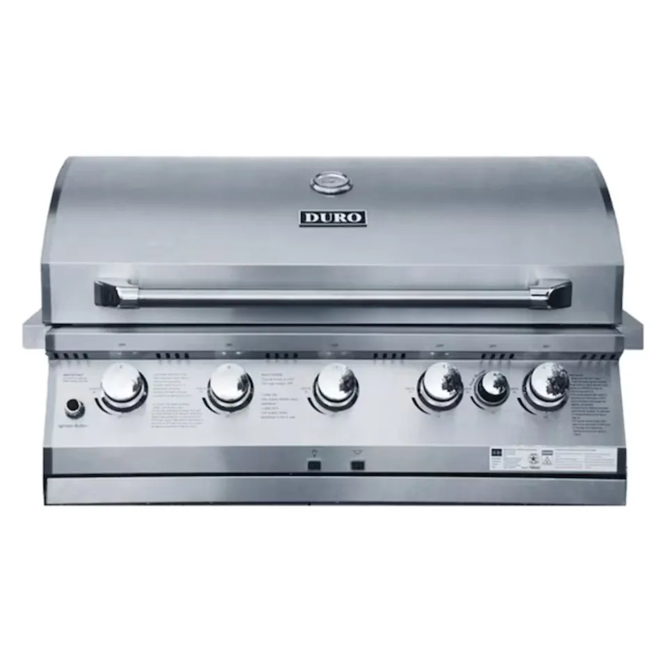 

37 in Stainless Steel Built In Gas Grill 4 Burner Free Shipping