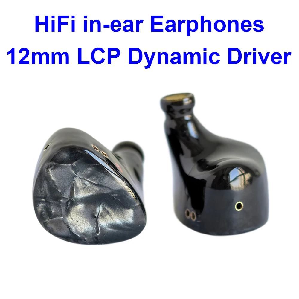 

NEX12 IEM Earphones in Ear Monitor Earbuds Hifi Wired Headphones 12mm Dynamic Driver 2pin Detachable Cable Headsets Audiophiles