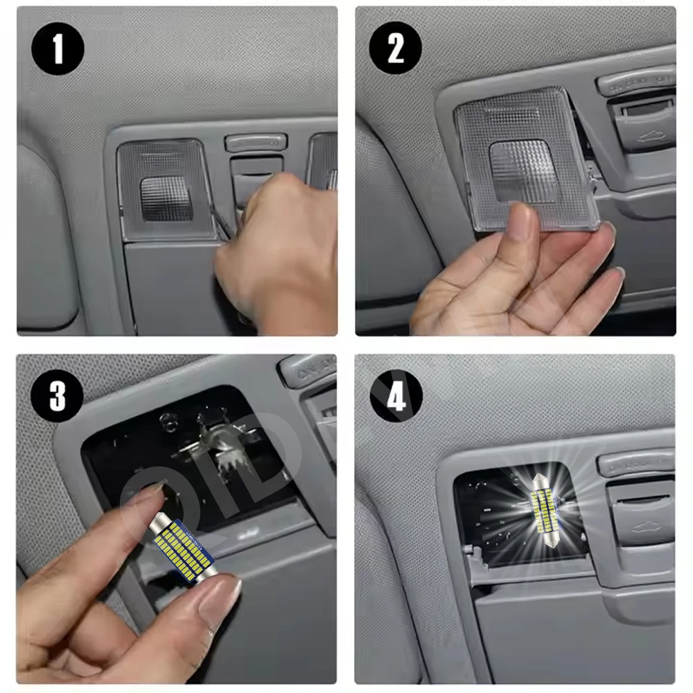 14Pcs LED Interior Dome Map Trunk Light Kit For BMW 6 Series E63 E64 630 635 645 650 2004 2005 2006 2007 2008 2009 2010 - view 5