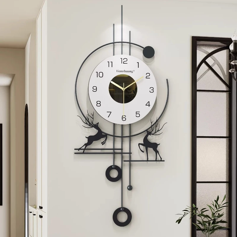 Digital Clock for Bedroom Watch Corner Wall Clock Living Room Modern Home Decoration Ornaments Wall Decor & Clocks Clockwork