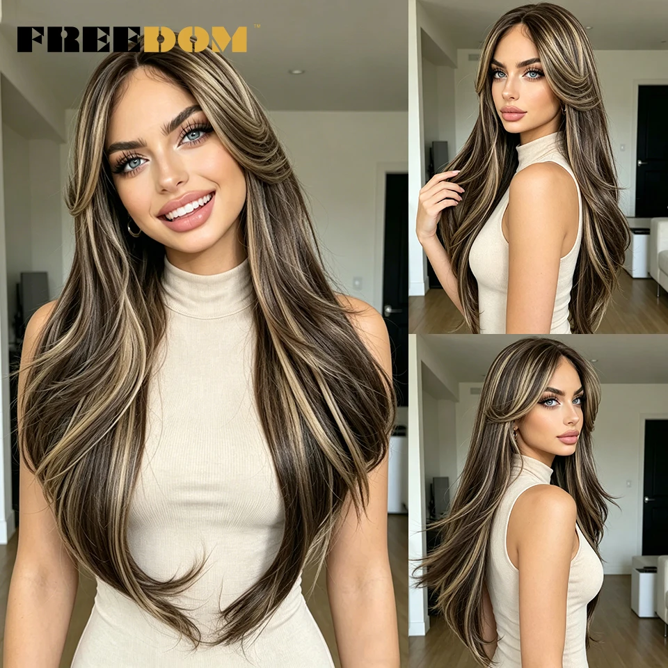 pelucas-sinteticas-con-encaje-frontal-freedom-para-mujer-de-26-pulgadas-con-capas-rectas-color-ombre-marron-rubio-con-reflejos-con-flequillo-para-uso-diario-y-fiestas
