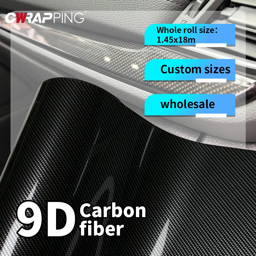 

9D Carbon Fiber Wrap Sticker Tuning Auto Stickers Waterproof Truck Accessories DIY Automotive Sticker for Car Wrapping Folie