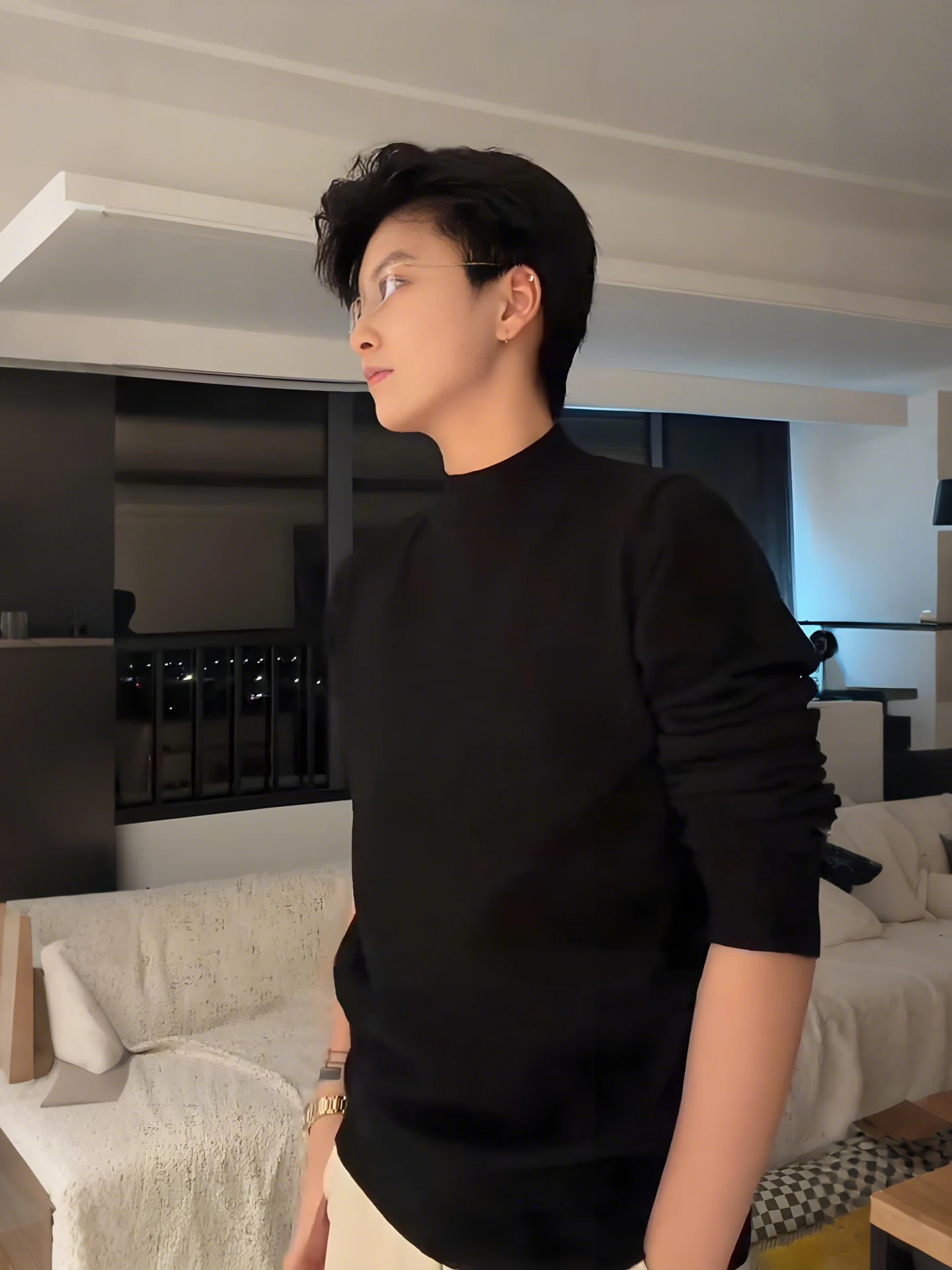 

Мужской свитер Cleanfit Bla f с высоким воротником, зимний американский ретро-внутренний вязаный свитер Lazy Slim Fit Base irt