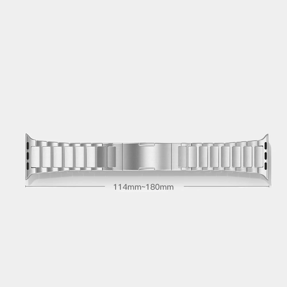 Tali Baja Tahan Karat untuk Jam Tangan Apple 49Mm Tali Ultra 2 1 Seri 10 46Mm 42Mm Tali Pas Cepat Iwatch 9 8 7 6 SE 4 5 45Mm 41 40Mm