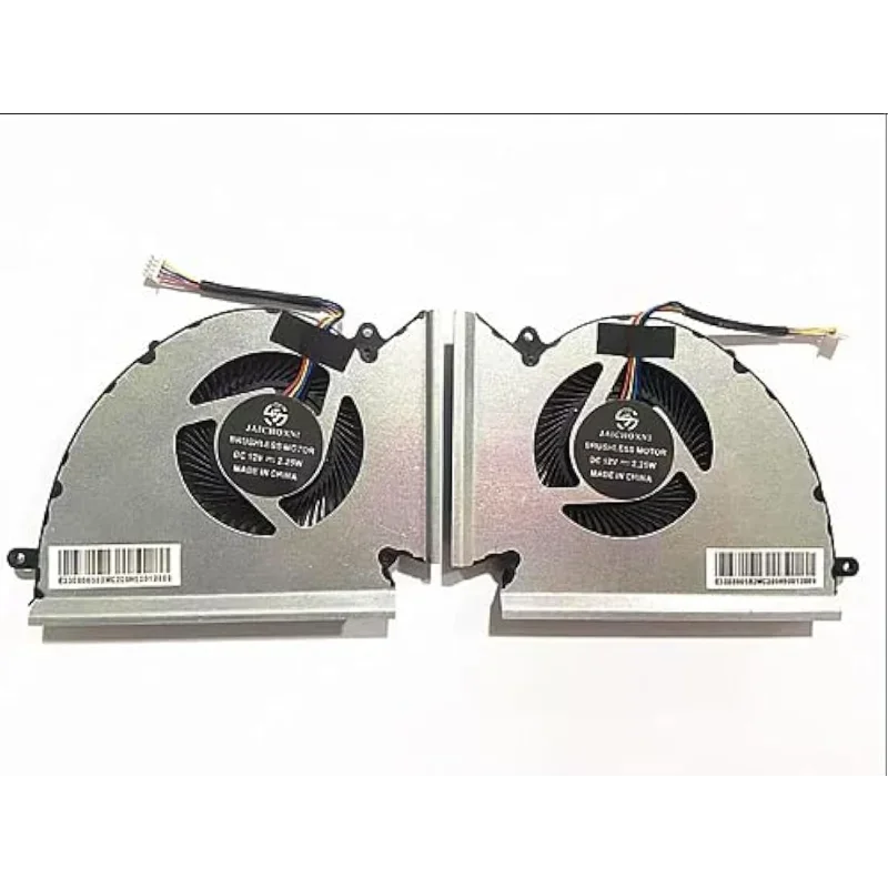 Laptop CPU GPU Cooling Fan for MSI GE76 GP76 WE76 MS-17K3 MS-17K2 Series PABD1A010SHR-N451 PABD1A010SHL-N452 DC12V 0.6A Fan