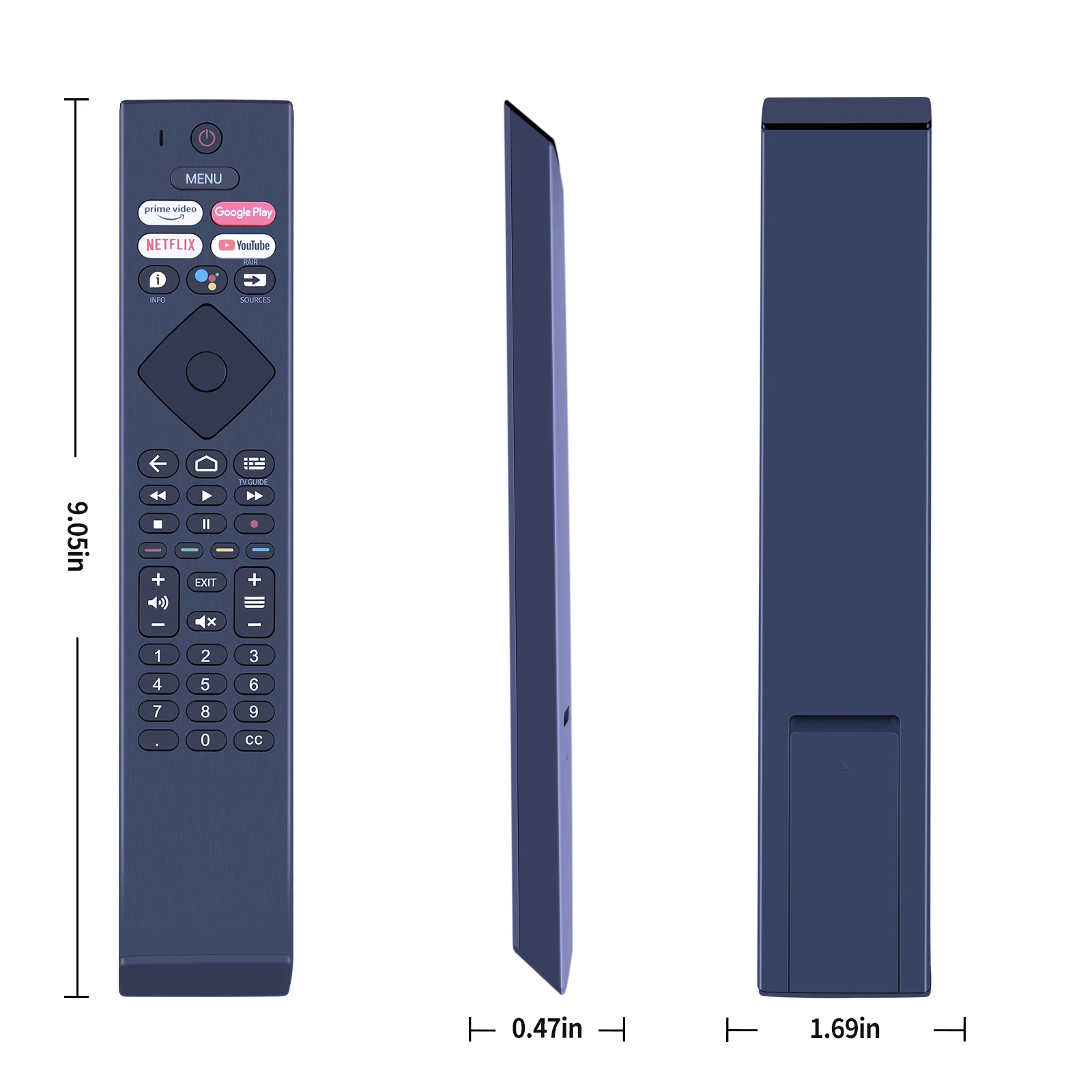 Controle remoto para smart tv, rc4284504/01pr, 398gm08befhn0007ph, para smart tv philips