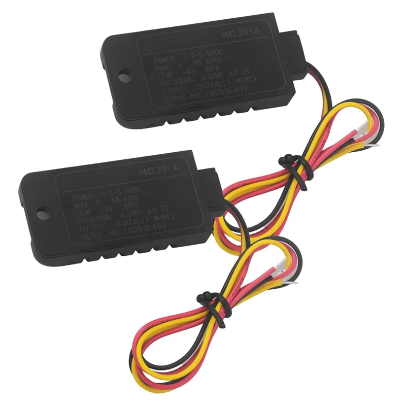 Sensor digital capacitivo de temperatura e umidade AB46-DHT21/AM2301, módulo sensor de umidade e temperatura DHT21 2 pacotes