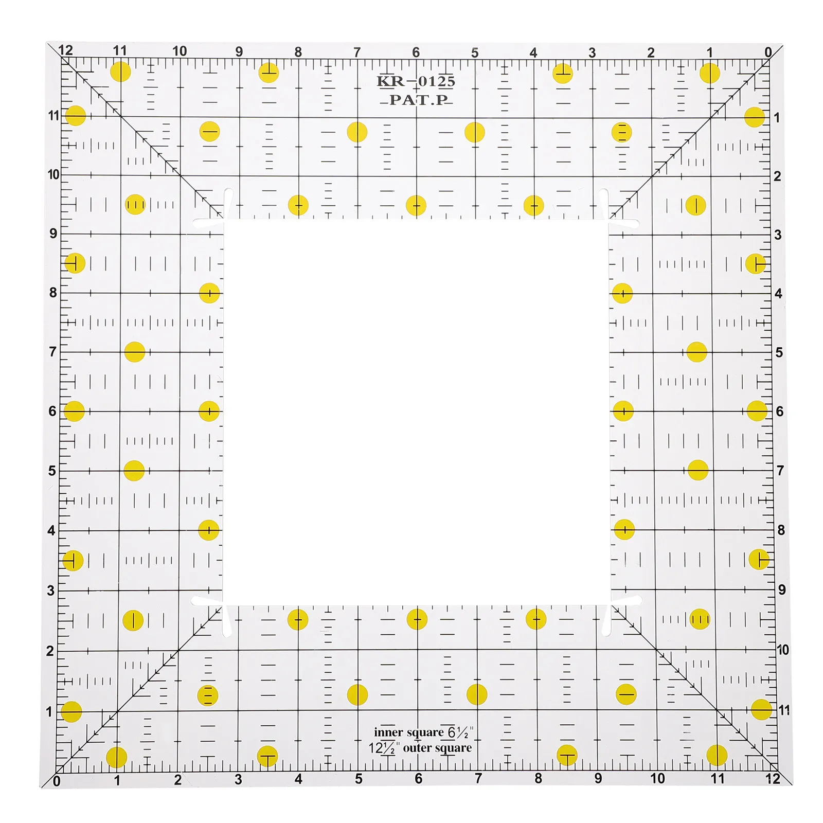 

Линейка для квилтинга, 1 шт., квадратная, прозрачная, для шитья, пэчворка, измерения ткани, вышивки, раскроя, для рукоделия и пошива одежды