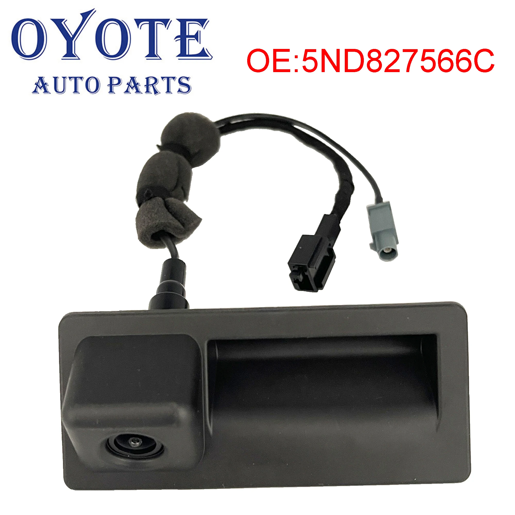 

OYOTE 5ND827566C Trunk Release Handle W/ Backup Camera Ffor Audi Audi A4 A5 Q5 S6 VW Tiguan RCD510 RNS510 RNS315 RNS310