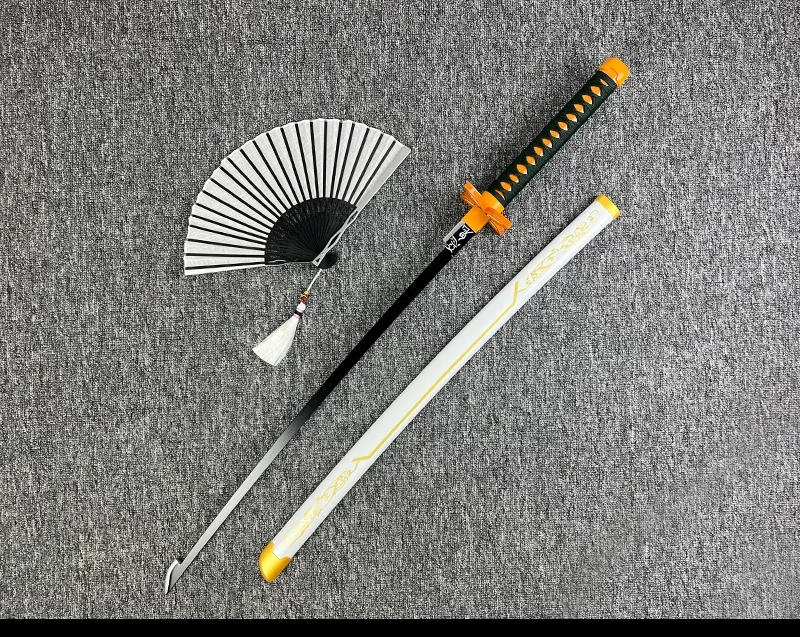 40inch Demon Slayer Katana Schwert Anime Kimetsu No Yaiba Mitsuri Cosplay Ninja Knife Real Size Japanese Samurai Sword Toy Gift – Detail 7
