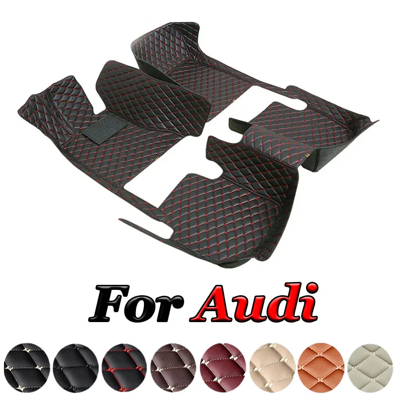 

Custom Car Floor Mat for Audi A4 B7 B8 8KH Sedan B9 8WH Allroad 2017-2023 Interior Accessories Artificial Leather
