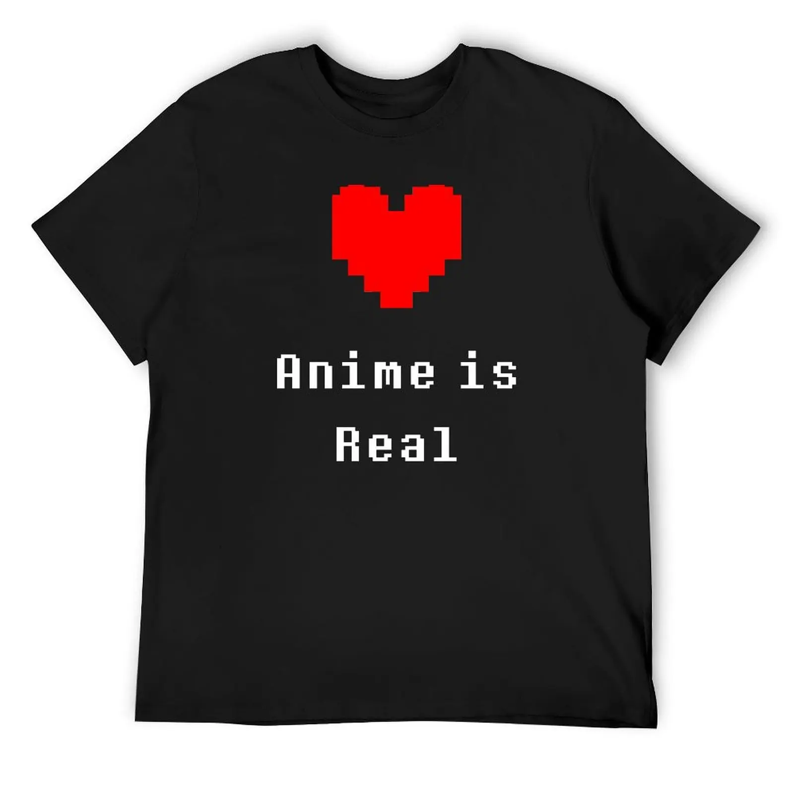 Anime is Real (Undertale) T-Shirt plus sizes cheap stuff tees funny t shirts men