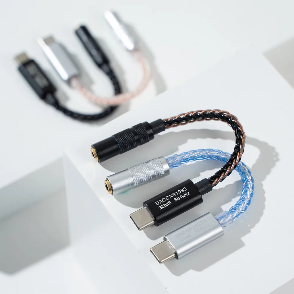 CX31993 USB DAC Audio Amplifier Type C To 3.5mm Headphone Amplifier Digital Decoder HiFi Hi-Res Converter Adapter - view 2
