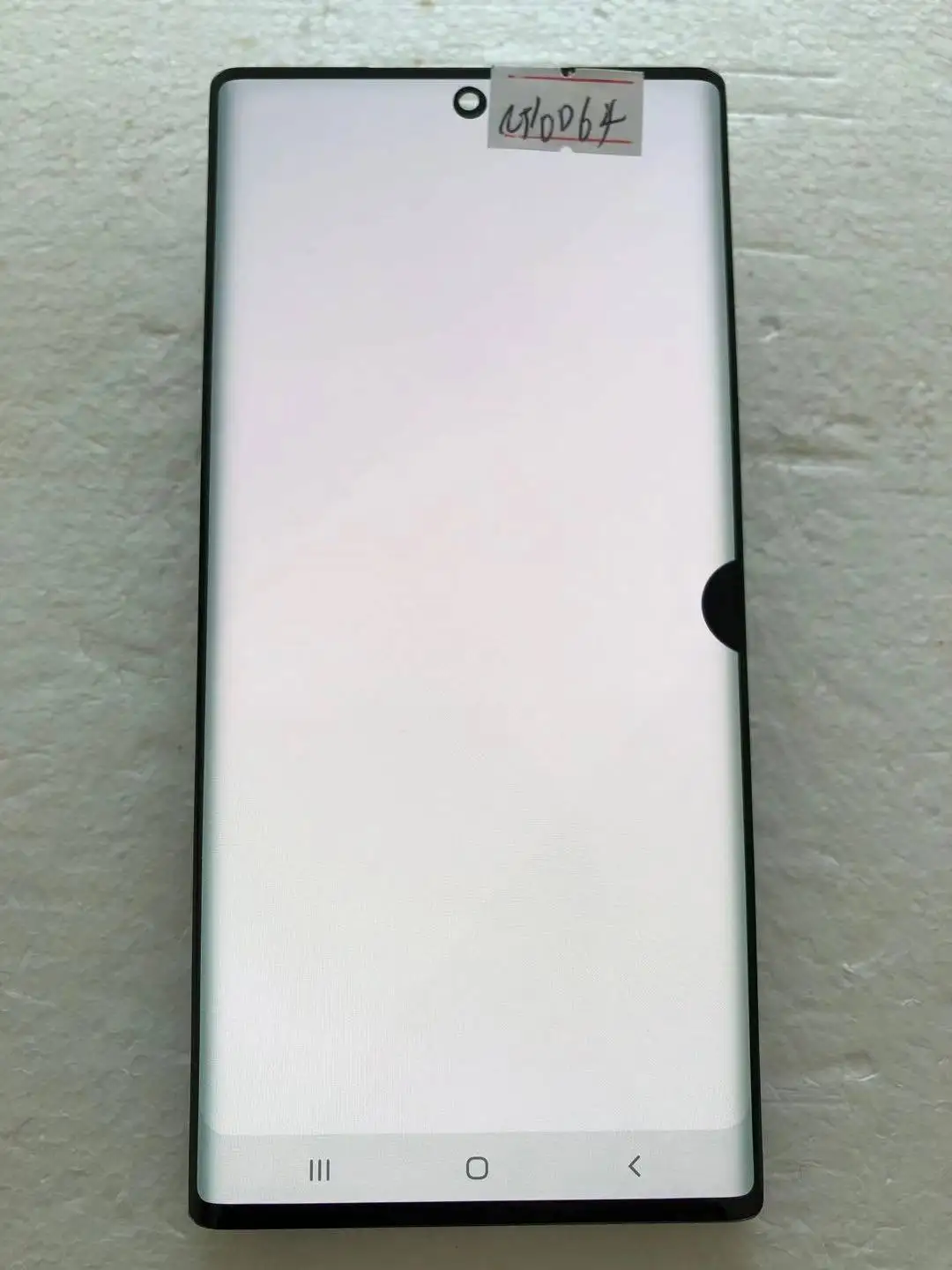 Super AMOLED LCD Screen, Applicable for Samsung Note10, G9700, with Good Touch Function, A Many Small Defects with Frame