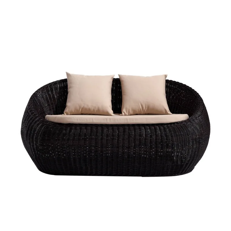 Outdoor sofa combination, living room balcony courtyard villa leisure rattan table and chairs, coffee table terrace rattan