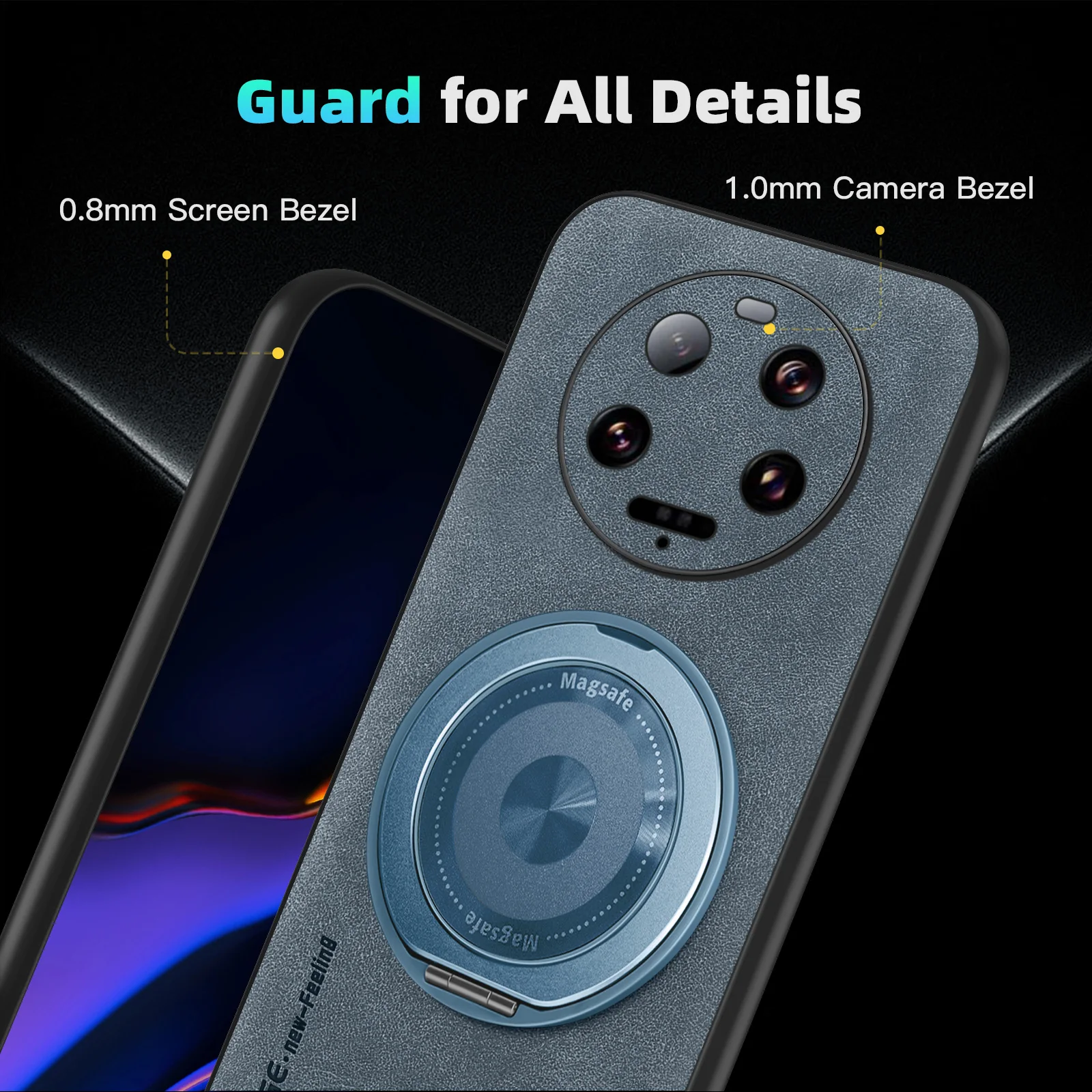 

Чехол для Xiaomi 13 12s Ultra с поворотным креплением, магнитный, с мягкими краями, защита от падений и отпечатков пальцев, Funda Coque