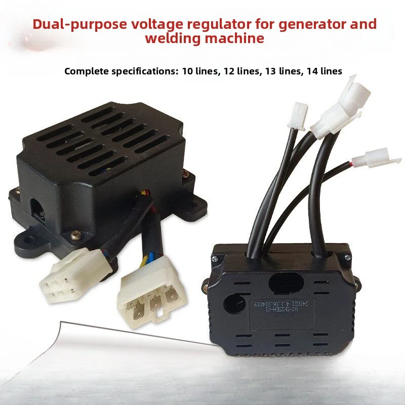 XMSJ AVR Automatic Voltage Regulator Module for 186F 188F Diesel Generator Welding Dual-Purpose Machine 5KW 6KW 6.5KW Stabilizer