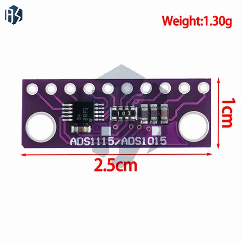 16-bitars ADC-modul (ADS1115/ADS1015): I2C 4-kanals programmerbar förstärkare för Arduino och Raspberry Pi kompatibel 10 best sales Arduino hydraulcylinder - №4
