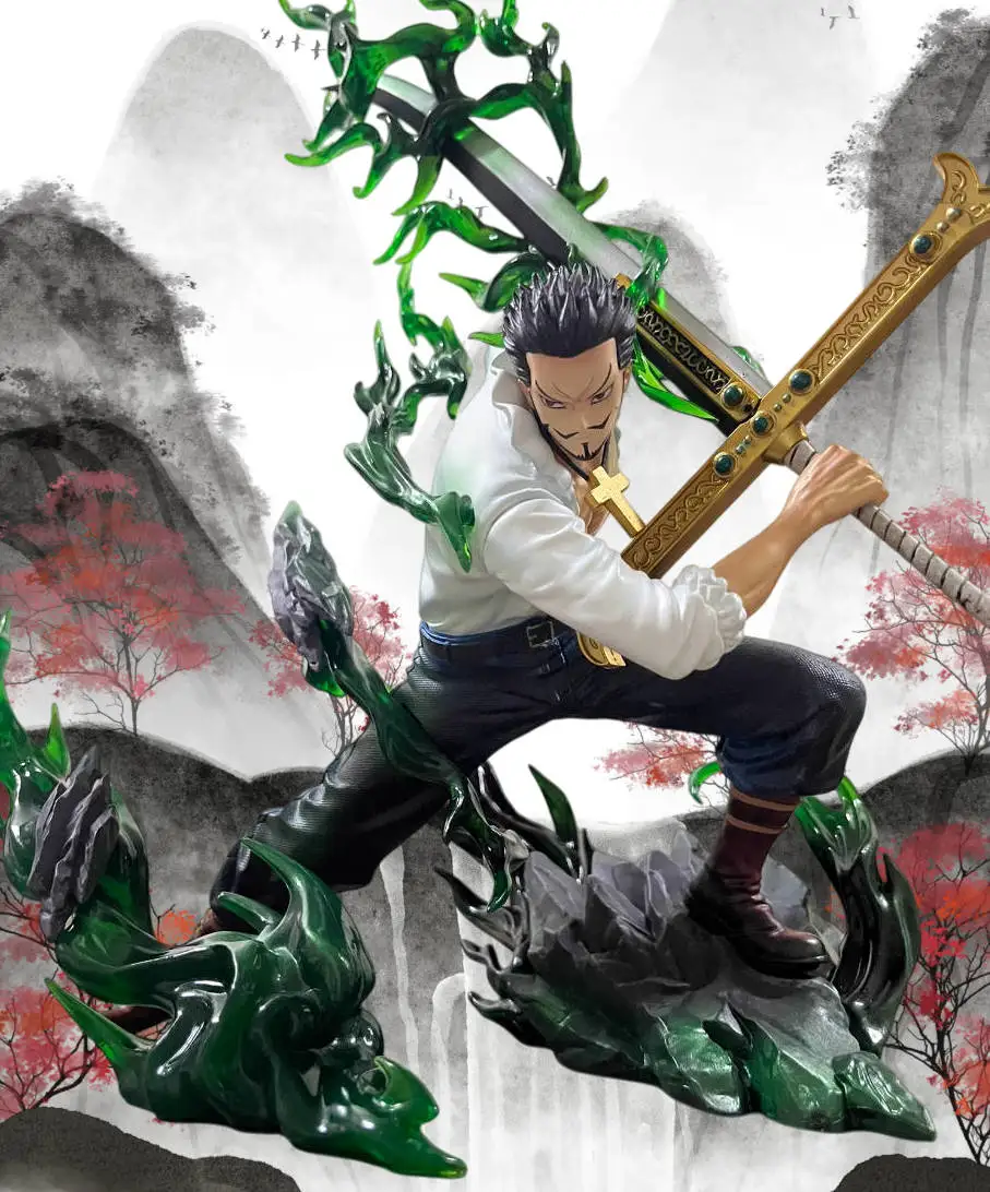 ฟิกเกอร์ดรากูเล มิฮอว์ค วันพีซ อนิเมะ ของสะสม โมเดลพีวีซี ของตกแต่งโต๊ะทำงาน ของเล่นเด็ก ของขวัญ  มีสินค้าพร้อมส่ง