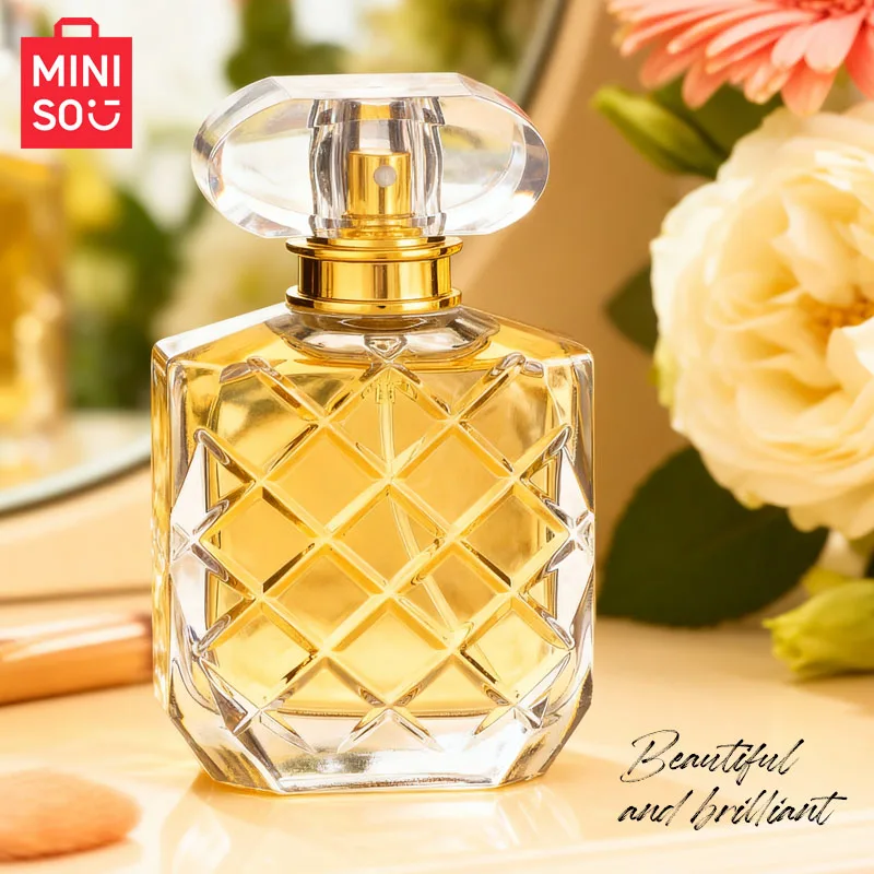 

MINISO GLOWING HAPPINESS Women Perfume Original Luxury Floral Fruity Eau De Parfum Designer Fragrance For Woman Body Spray 50ml