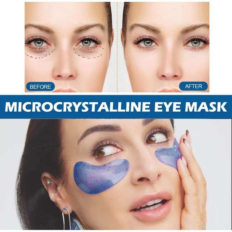 Crystal Collagen Eye Mask Firming Moisturizing Nourishing Dark Circles Acne Beauty Patches for Eye Skin Care Products Cosmetics