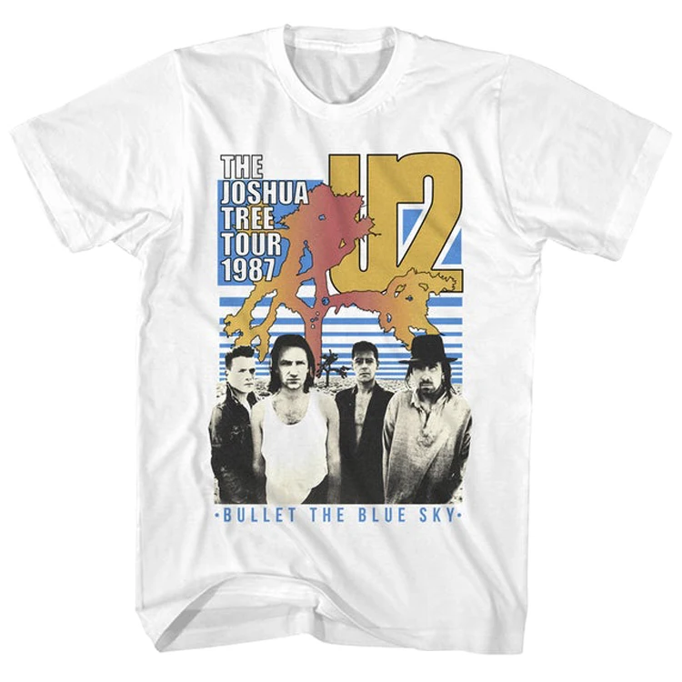 U2 The Joshua Tree Tour Vintage T-shirt 90s Classic Cotton Men T Shirt New TEE TSHIRT Womens Tops Unisex