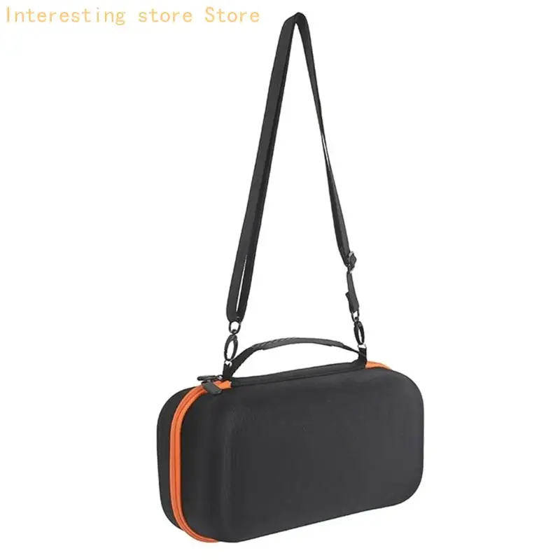 Speaker Carrying Case Compatible for Pulse 6, Rigid Speaker Shell with Zippers, Top Handle, and Adjustable Strap 55KC