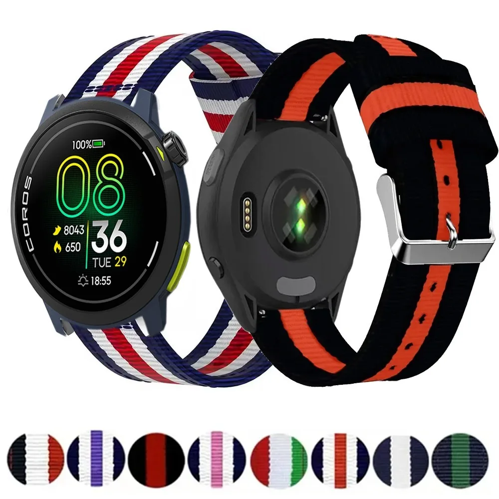 22Mm Canvas Nylon S…