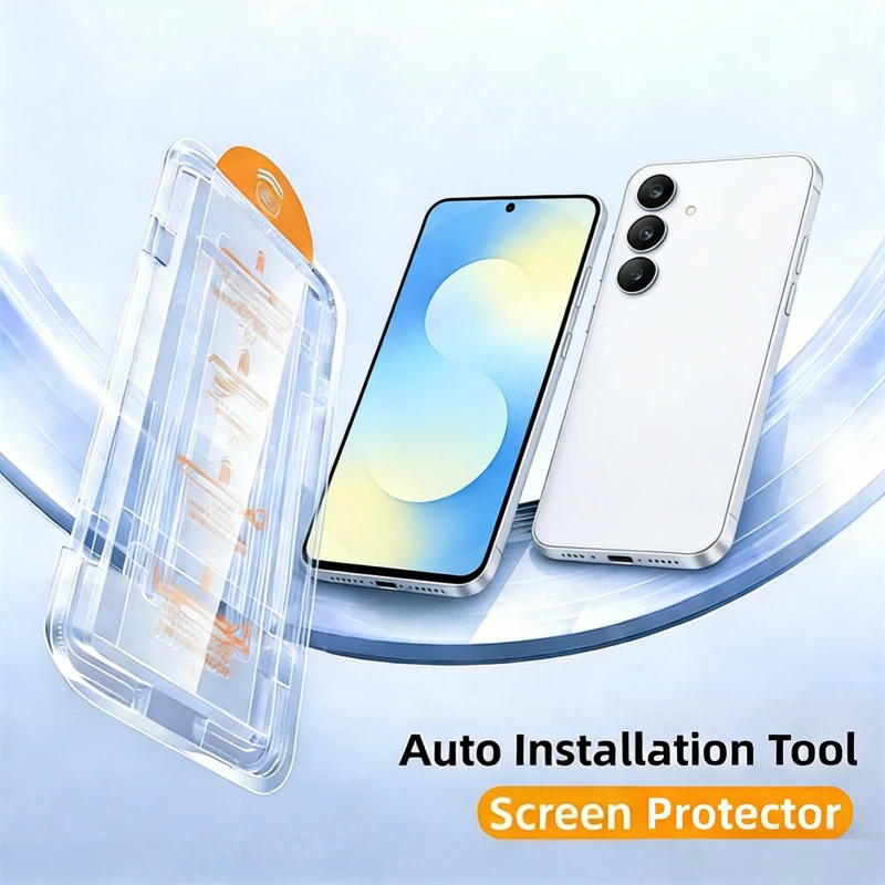

Dust Free Easy Installa Screen Protector For Samsung Galaxy S25 FE Full Cover Tempered Glass Phone Film Samsung Galaxy S25 FE